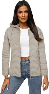 Damen Jacke Beige OZONEE JS/16M9232/62 XL Damen Jacke Beige OZONEE JS/16M9232/62 XL