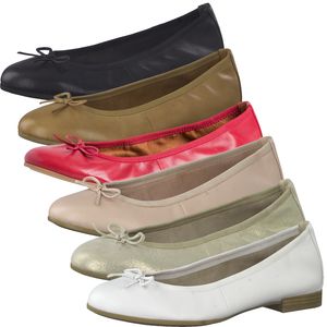 Tamaris Damen Schuhe Ballerinas Leder 1-22116-28, Größe:38 EU, Farbe:Rosa