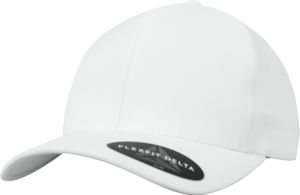 Flexfit Delta Baseball Cap / Kappe / Mütze - Farbe: White - Größe: S/M