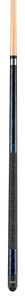 Trilux TX Junior - Pool Billard Queue, blau, kürzere Version ca.130 cm, Ahorn Oberteil und Leinenband Griffzone