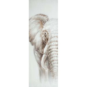 Handgemalter Elefant 40 x 120 cm