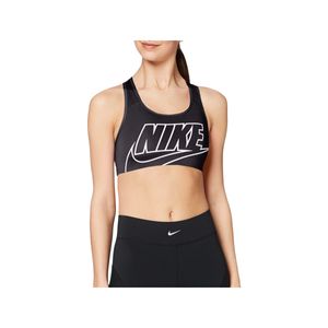 Nike Swoosh Sport-BH Damen, schwarz, S