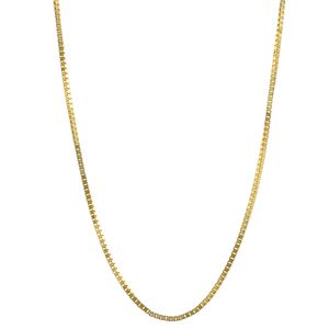 0,6 mm 585 - 14 Karat Gold Halskette Venezianerkette massiv Gold hochwertige Goldkette  - Länge nach Wahl, Kettenlänge:45 cm