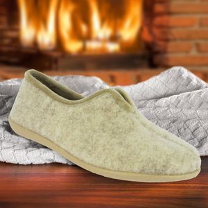Damen-Hausschuh, beige, Größe:37