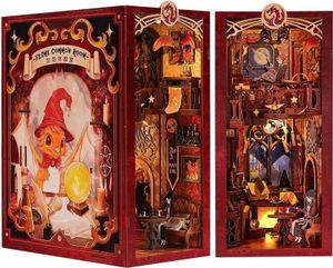 DIY Book Nook - Flame Common Room I Puzzle 3D I Cutebee DIY Book Nook - Flame Common Room I Puzzle 3D I Cutebee