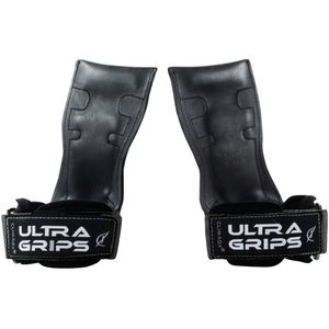 Climaqx Ultra-Grips Hochwertige Zughilfen für Kraftsport und Fitnesstraining M schwarz