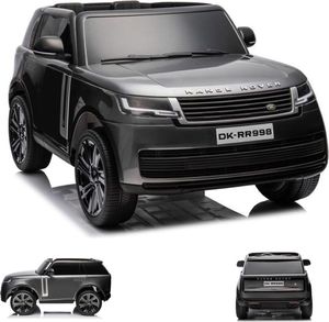 ES-Toys Elektro Kinderauto Land Rover Range Rover, 2 Sitzer, EVA-Reifen, Allrad grau