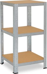 shelfplaza HOME 90x60x60 cm ťažký regál v pozinkovaný s 3 policami a nosnosťou 175 kg na jednu policu shelfplaza HOME 90x60x60 cm ťažký regál v pozinkovaný s 3 policami a nosnosťou 175 kg na jednu policu
