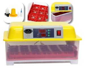 Inkubator Brutkasten Brutmaschine vollautomatisch Temperatur Feuchtigkeitsfühler 24 Eier 100W