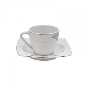 Karaca Nazende Kaffeetassen-Set für 6 Personen, 80 ml