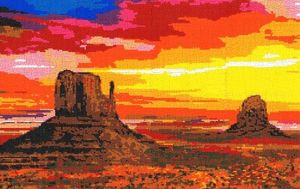 Stick it® Arizona Sunrise ca. 17.100 Teile  XXL-Motiv mit XXL-Steckvorlage