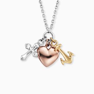 Engelsrufer ERN-FLH-TRICO Damen Collier Liebe Glaube Hoffnung 44 cm