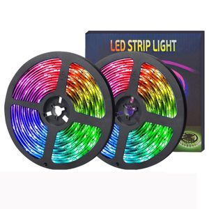 20M 600LEDs RGB LED-Streifenleuchten 5050RGB Lichtleisten LED-Bandlicht APP-Steuerung Einstellbare Helligkeits-Timing-Funktion fuer die Weihnachtsfeier-Bar-Inneneinrichtung LED Streifen