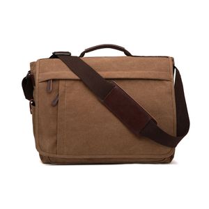 Businesstasche Aktentasche Männer Handtasche, Schultergurt, Bürotasche oder Schultasche Umhängetasche (Farbe: Kaffee/Braun)