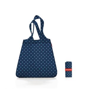 reisenthel mini maxi shopper, nákupní taška, taška na nákupy, nákupní taška, taška, polyesterová tkanina, Mixed Dots Blue, 15 L, AT4080