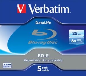 Verbatim DataLife 6x BD-R 25 GB 5 Stück(e)