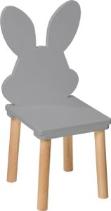 PlayPals Furniture kinderstuhl - holzstühle Kinder für EIN 2-7 Jahre, Toddler Chair - Kindersitzmöbel Stuhl, kindersessel kinderzimmer möbel Kaninchen grau PlayPals Furniture kinderstuhl - holzstühle Kinder für EIN 2-7 Jahre, Toddler Chair - Kindersitzmöbel Stuhl, kindersessel kinderzimmer möbel Kaninchen grau