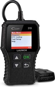 LAUNCH CR319 OBD2 Diagnosegerät OBD Fahrzeug Code-Scanner Fehlercodeleser unterstützt alle Autos mit OBDII/EOBD/CAN-Modi und 16-Pin OBDII-Schnittstelle O2-Sensor / EVAP-Test