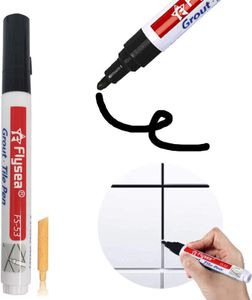 6 Stück Fugenstift Fugenmörtel Fliesen Stift Fugenmarker mi Fugen Reparatur für Fliesen Wand Boden Schwarz Fugenmarker