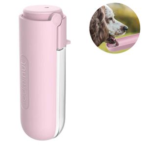 Faltbarer Wasserbecher für Haustiere, 420 ml, tragbar, für Reisen, Trinkbecher, lange Bewässerung, für Haustiere im Freien, Rosa Faltbarer Wasserbecher für Haustiere, 420 ml, tragbar, für Reisen, Trinkbecher, lange Bewässerung, für Haustiere im Freien, Rosa