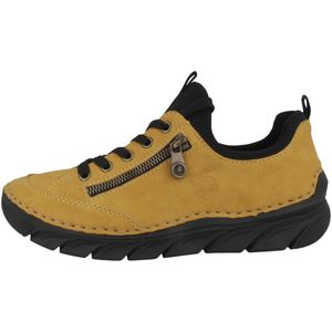Rieker Damen Halbschuhe Schnürschuhe Sneaker 55073, Größe:37 EU, Farbe:Gelb