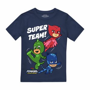 PJ Masks - "Super Team!" T-Shirt für Jungen TV2461 (128) (Marineblau)