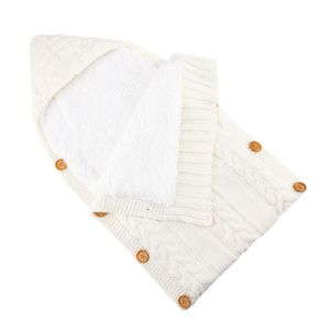 Meco Baby Winter Einschlagdecke Wickeldecke Soft Schlafsack Für Kinderwagen Babybett -White
