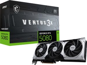 Msi Rtx 5080 Ventus 3x Oc 16gb Gddr7 Grafikkarte Durchsichtig  Durchsichtig One Size