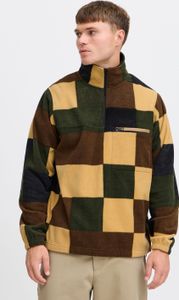 !Solid SDNobert Herren Fleecepullover Fleecejacke Sweater mit Troyerkragen Brusttasche Relaxed fit