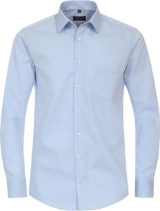 REDMOND Herren Businesshemd Langarm Kent Modern-Fit Popeline Hellblau XL