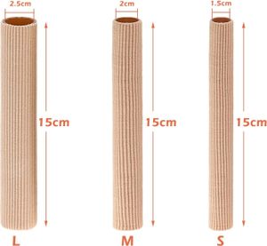 Cool-i ® Soft-Zehenschutz, Finger und Zehenschutz, Silikon Finger und Zehenschutz Schlauchbandage(S1,5cm)