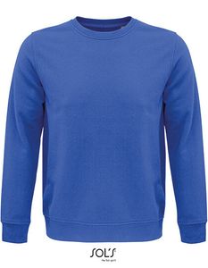 SOLS Unisex mikina Bio Sweater 03574 Blau Royal Blue L