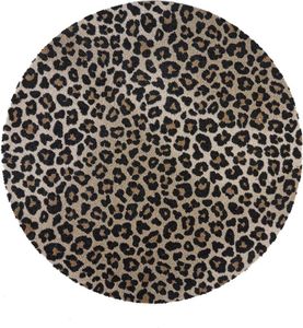 MD Entree Universal | Eingangsmatte - Teppichmatte - Küchenteppich, Größe:Ø 100 cm, Motiv:safari beige