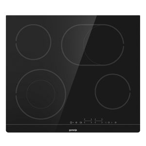 Gorenje CT43SC Elektro-Kochfeld, Glaskeramik, 59,5 cm Breite, 4 Kochstellen, Sensor-Bedienelemente, Kindersicherung