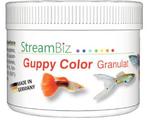 StreamBiz Guppy Color Granulat 40 g Guppyfutter