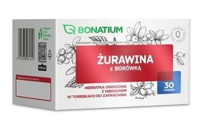 Bonatium Żurawina z Borówką Herbatka owocowa z hibiskusen, 30 torebek