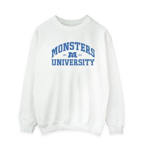 Disney - "Monsters University Logo" Sweatshirt für Herren BI40446 (L) (Weiß)