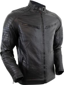 Herren Kunstleder Jacke Lederjacke Gesteppt Slim Fit Bikerjacke Clubjacke (2XL) Herren Kunstleder Jacke Lederjacke Gesteppt Slim Fit Bikerjacke Clubjacke (2XL)