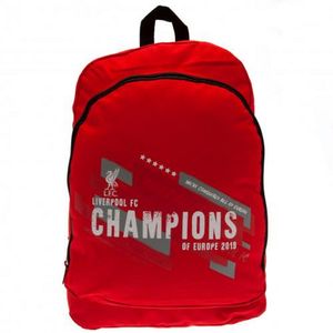 Liverpool FC Champions of Europe Rucksack TA5335 (Einheitsgröße) (Rot)