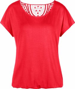 VIVANCE Kurzarmshirt rot Größe 36/38