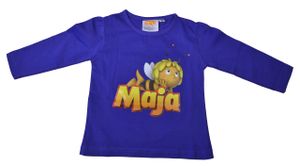 Kinder T-Shirt Langarm, Farben:Biene Maja Blau, Gr.:116