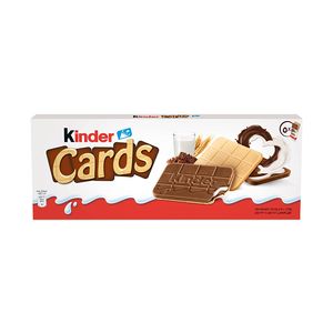 Ferrero Kinder Cards Waffel Spezialitäten mit Kakaocreme 128g
