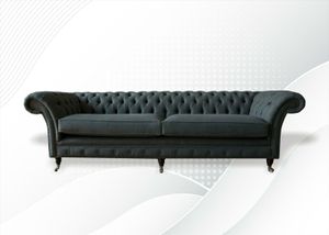 JV Möbel Chesterfield 4 Sitzer Sofa