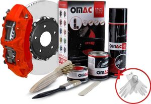 OMAC  OMAC Bremssattellack Bremssattelfarbe Texas Rot Matt Auto Lack Tuning Set