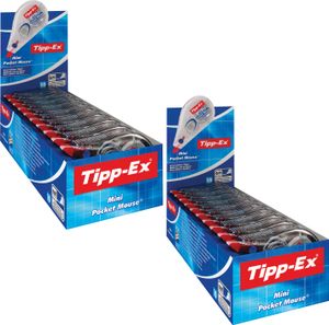 Tipp-Ex Korrekturroller Mini Pocket Mouse, 6m x 5mm, 20er Pack, weiß