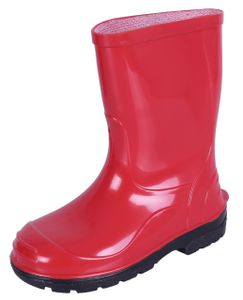 Rote Gummistiefel Regenschuhe Regenstiefel für Kinder wasserfest bequem OLI LEMIGO 20 EU / 4 UK