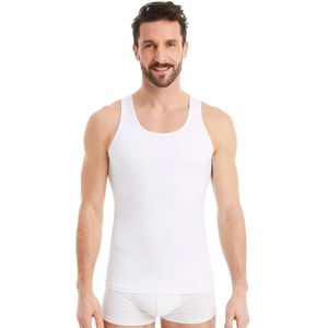 FINN Design Shapewear Kompressions-Unterhemd Ärmellos Herren, XXL / Weiß