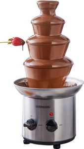 Steinborg Čokoládová fontána z nehrdzavejúcej ocele | 4-stupňový systém | Kapacita 1250 g | 190 W