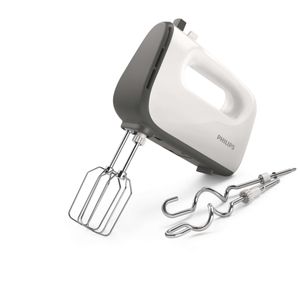 Philips Handmixer 5000 Series, 5 Geschwindigkeitsstufen + Turbofunktion, 450 W, Grau (HR3741/00)