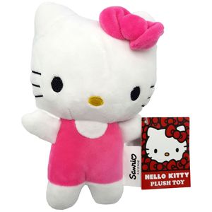 Hello Kitty - Kuscheltier - Sanrio - Hände hoch - Plüsch - Rosa - 20 cm
